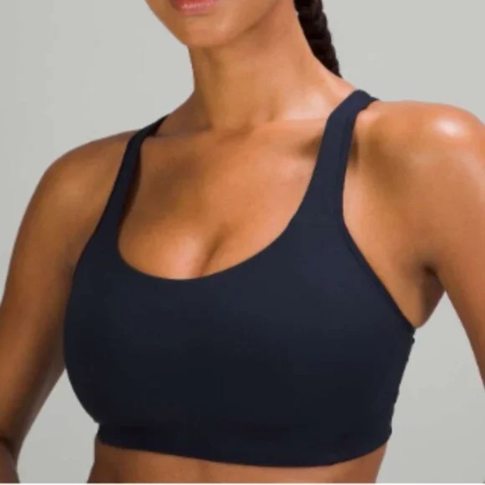 Lululemon All Powered Up Bra True Navy Medium Support